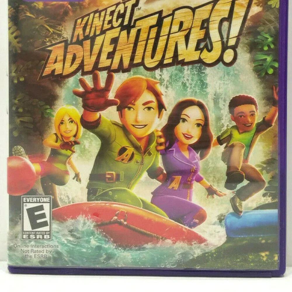 Kinect Adventures (Microsoft Xbox 360, 2010) Video Game 5034E1M